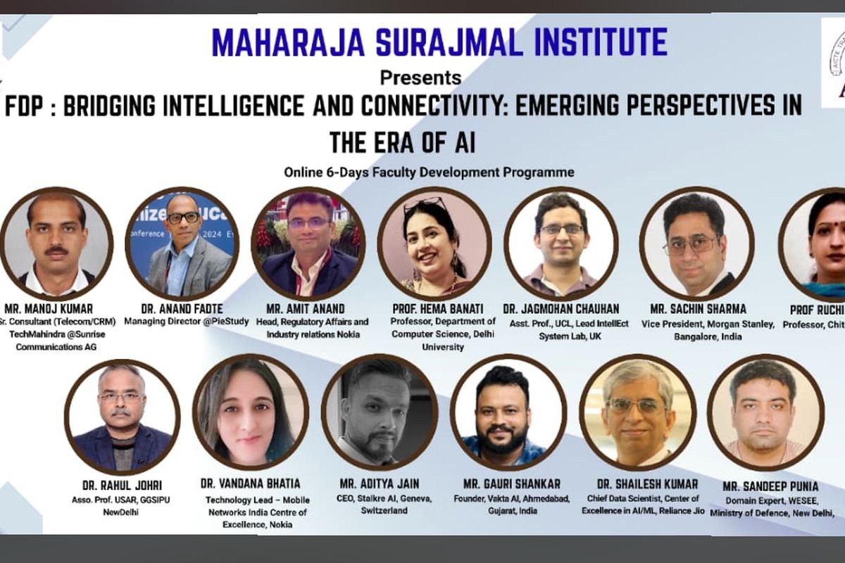 Faculty Development Programme at Maharaja Surajmal Institute